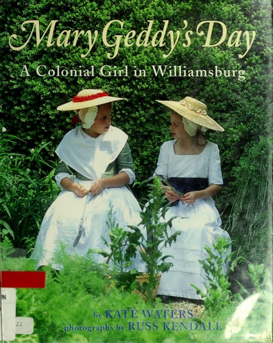 Colonial Girl In Williamsburg (Mary Geddy's Day)