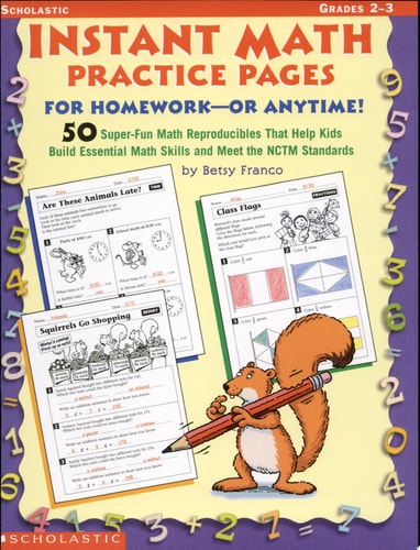 Instant Math Practice Pages For Homework - Or Anytime!: