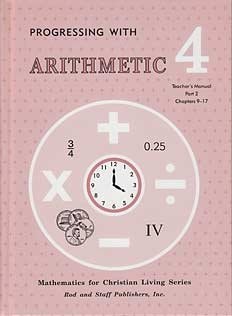 Progressing with Arithmetic Teacher's Manual Part 2