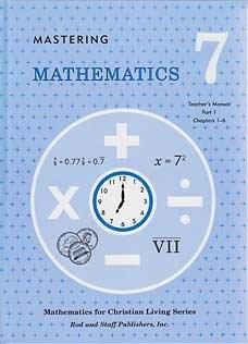 Mastering Mathematics Teacher's Manual Part 1