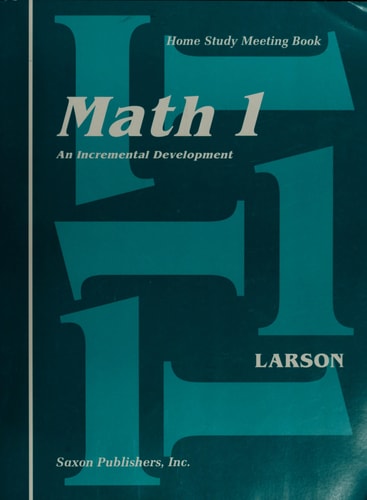 Math 1 Home Study Meeting Book