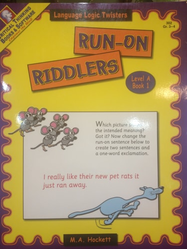 Punctuation Puzzler - Run-ons A1