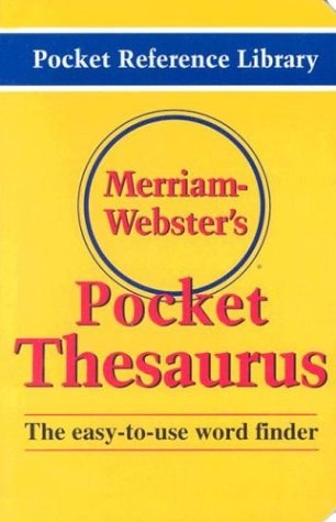 Merriam-Webster's Pocket Thesaurus
