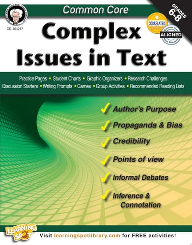 Common Core: Complex Issues in Text