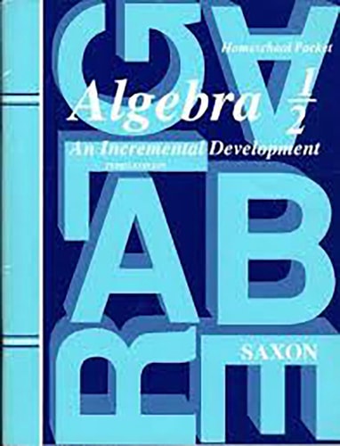 Saxon Algebra 1/2: Answer Key only (Level 1/2)