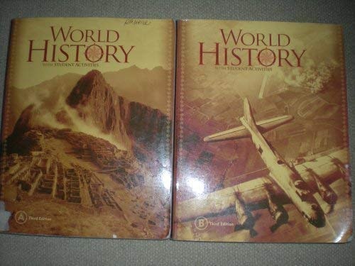 World History Student Text 3rd Edition A & B Set