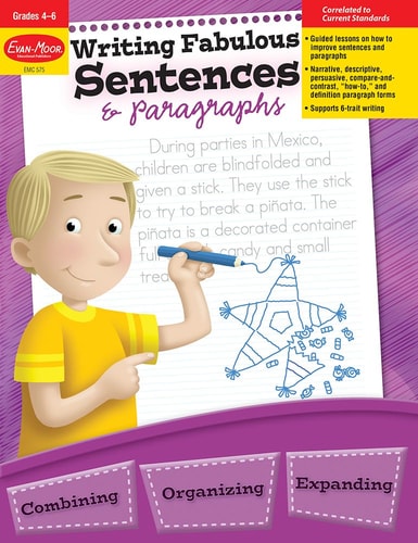 Evan-Moor Writing Fabulous Sentences & Paragraphs