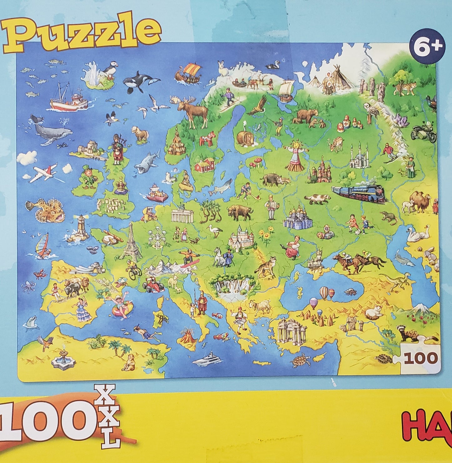 100 piece Europe Puzzle