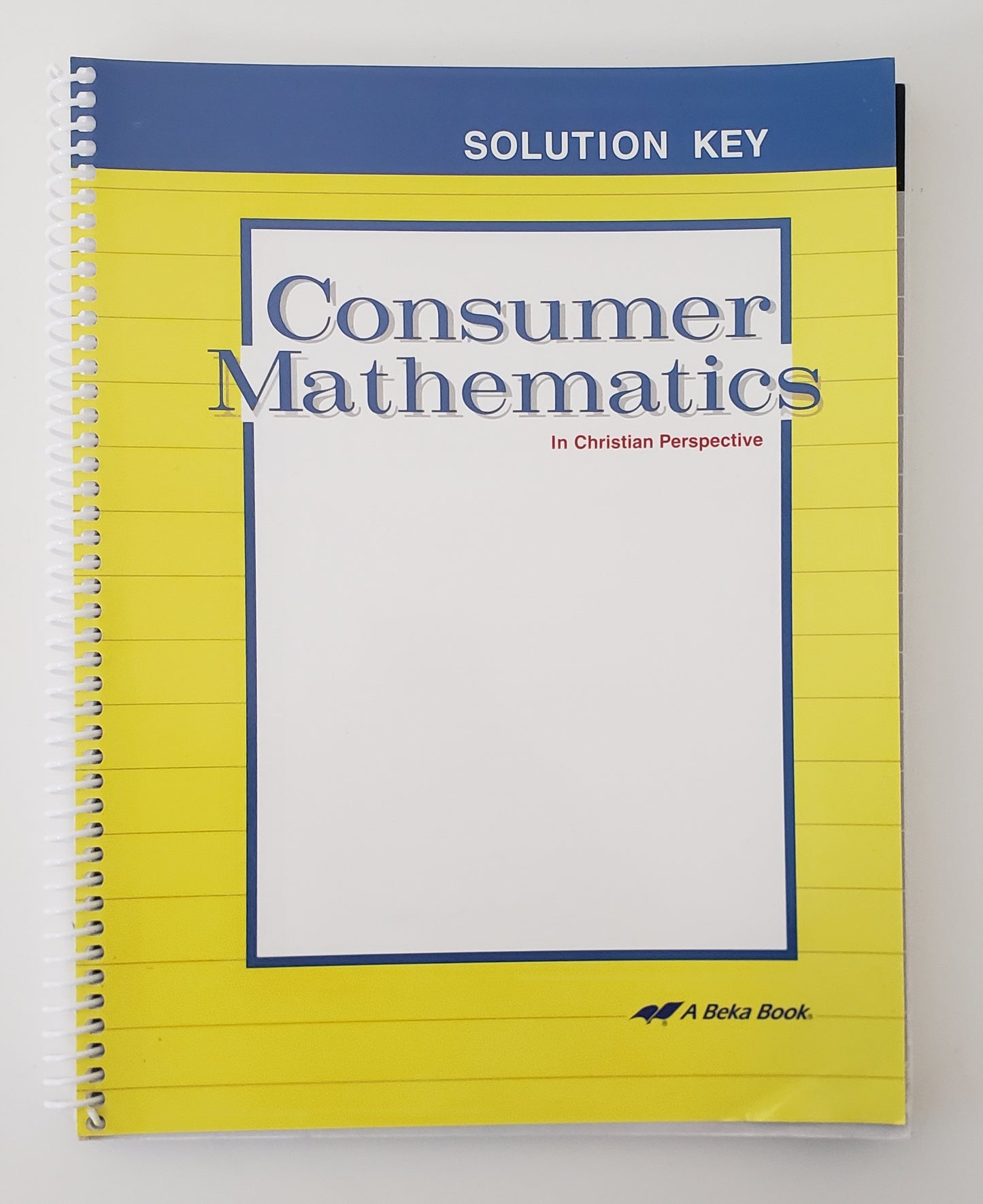 Consumer Mathematics Solution Key