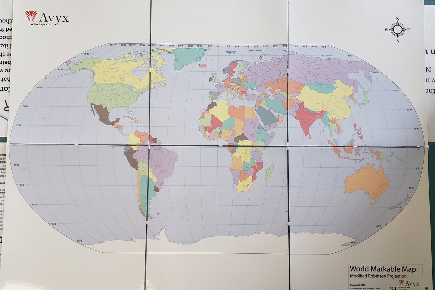 Sonlight World Markable Map