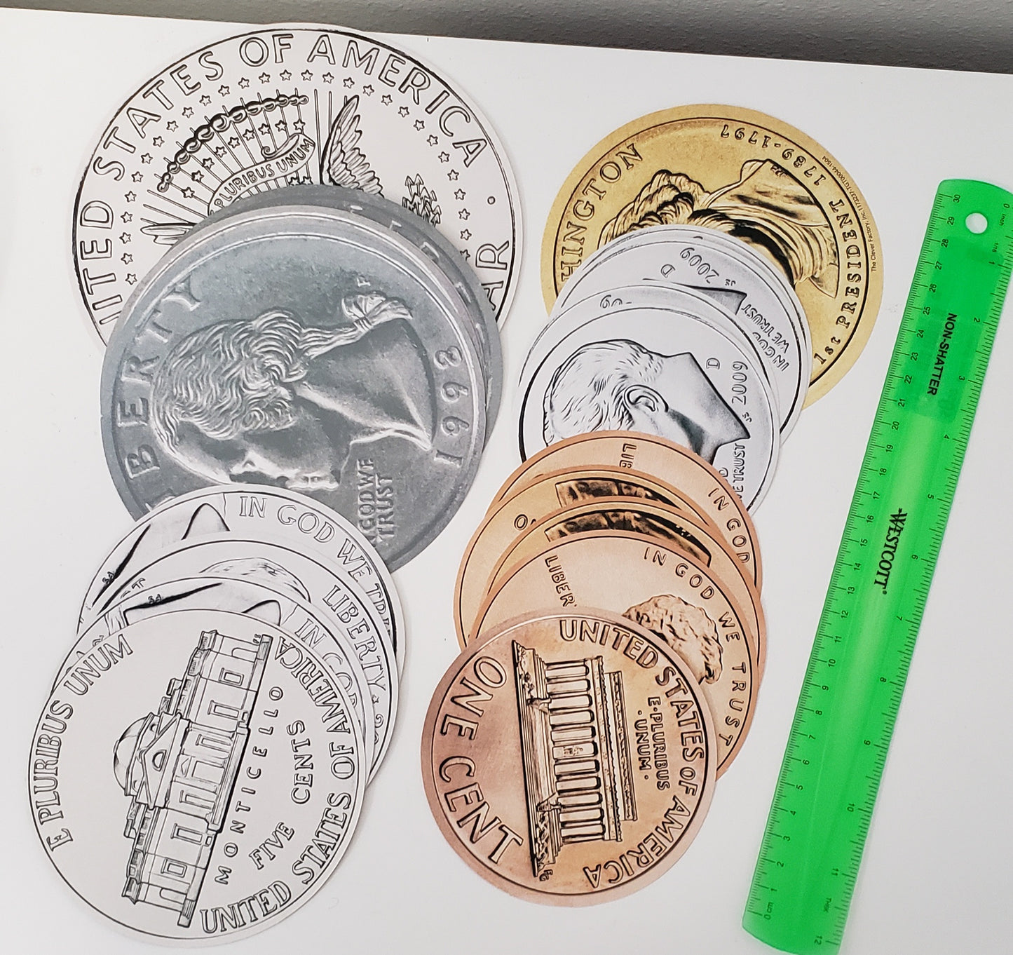 Large Paper Coins
