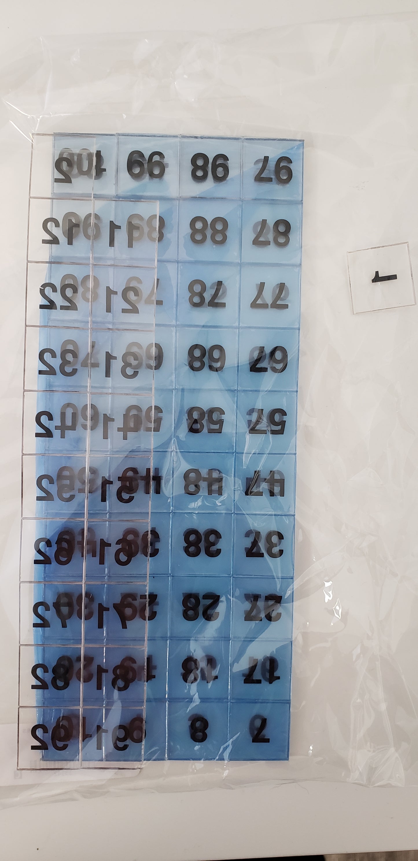 100 Number Tiles