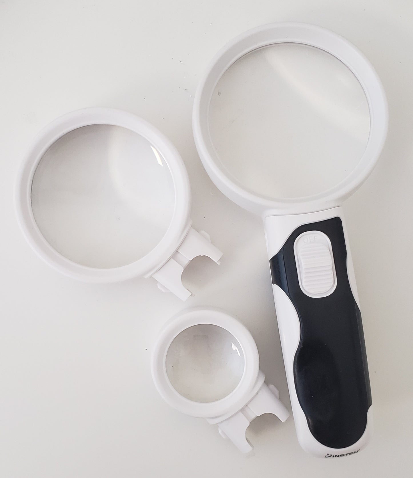 LED Magnifier with 3 interchangeable lenses