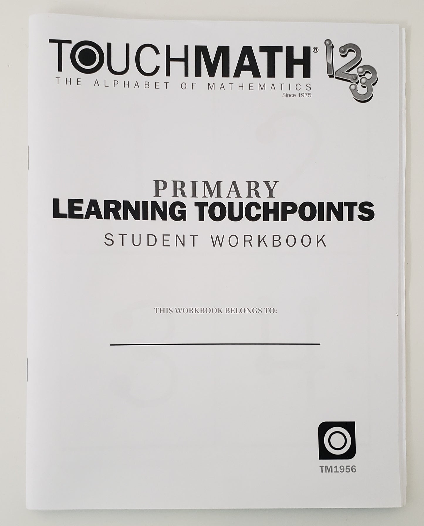 TouchMath Primary Learning Touchpoints Student Workbook