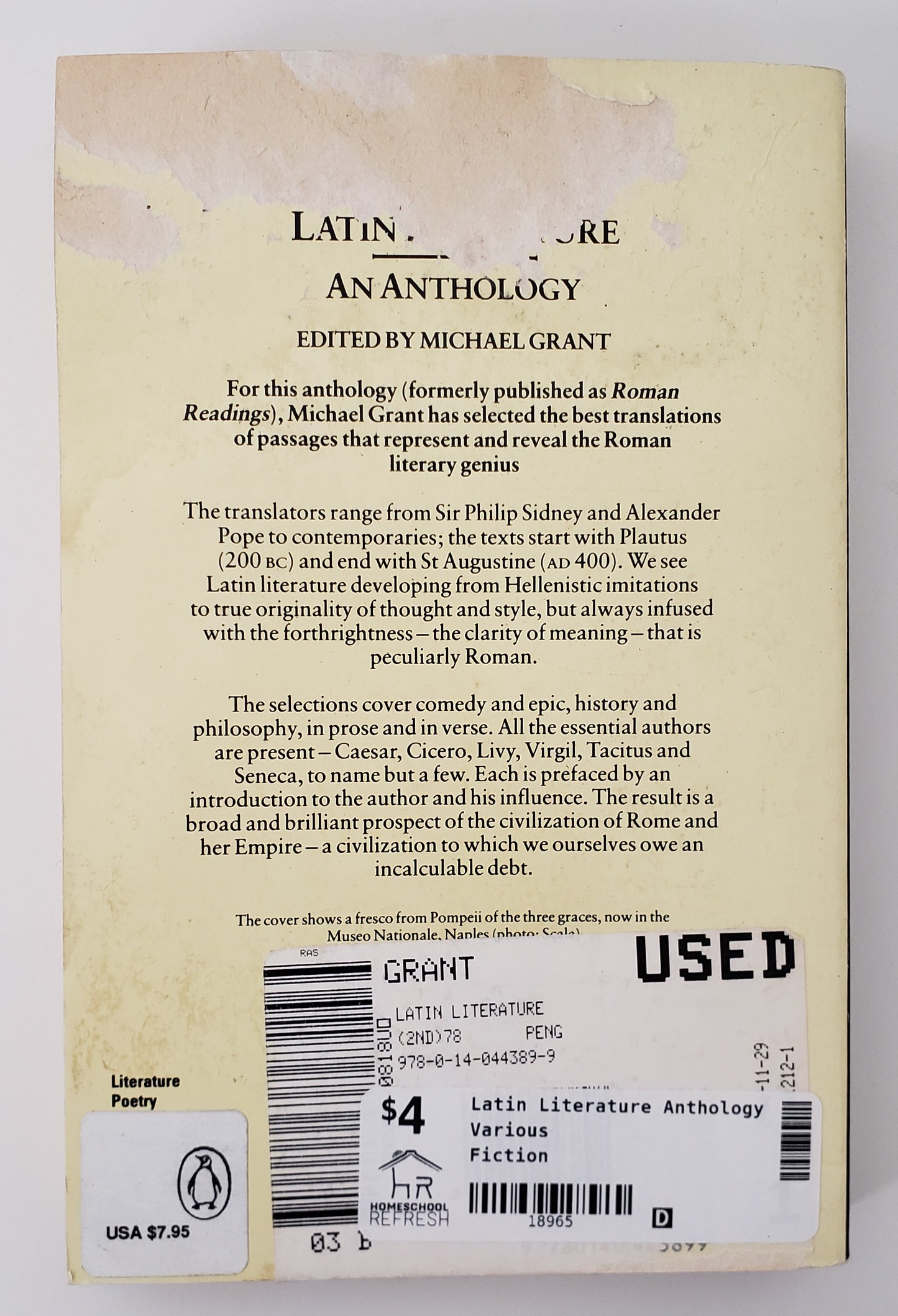 Latin Literature Anthology
