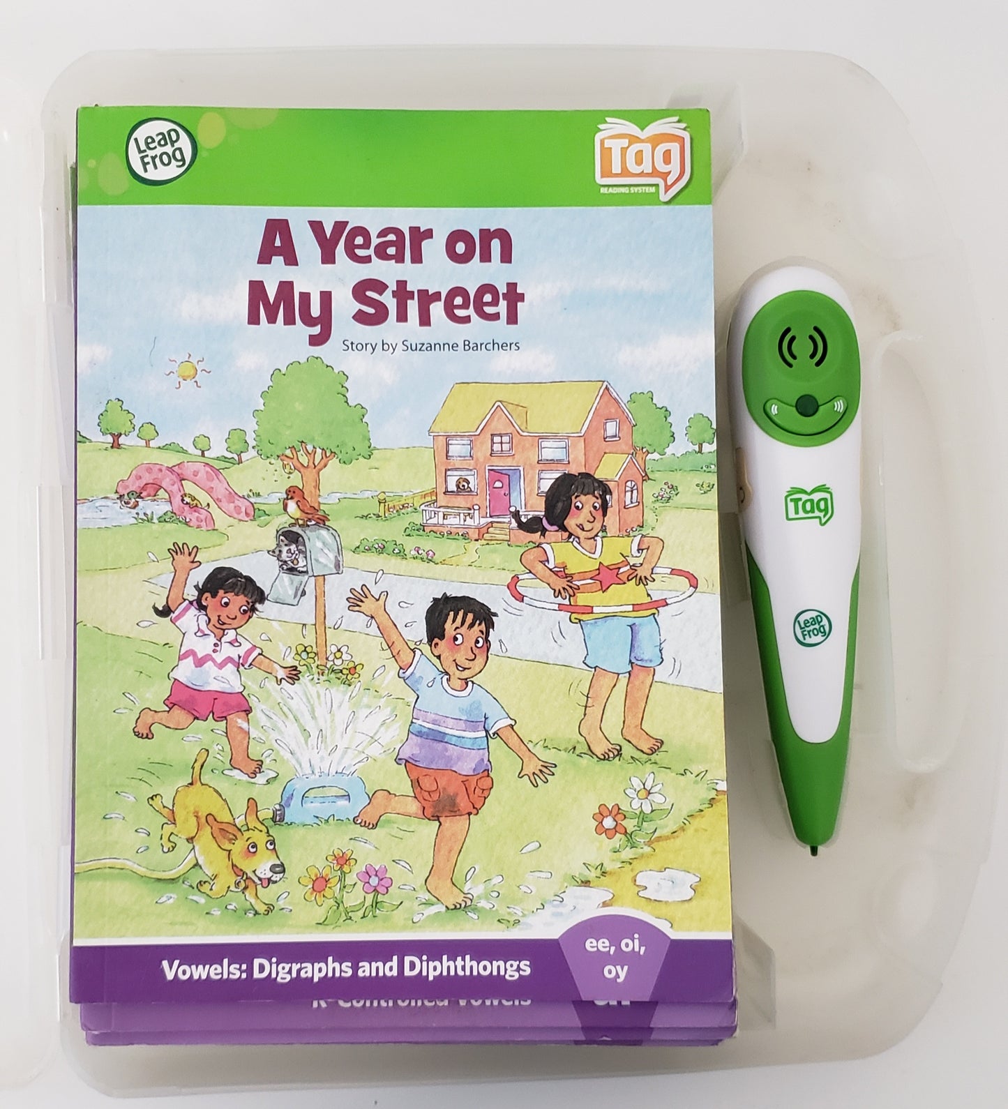 Tag Set of 8 books with reader pen
