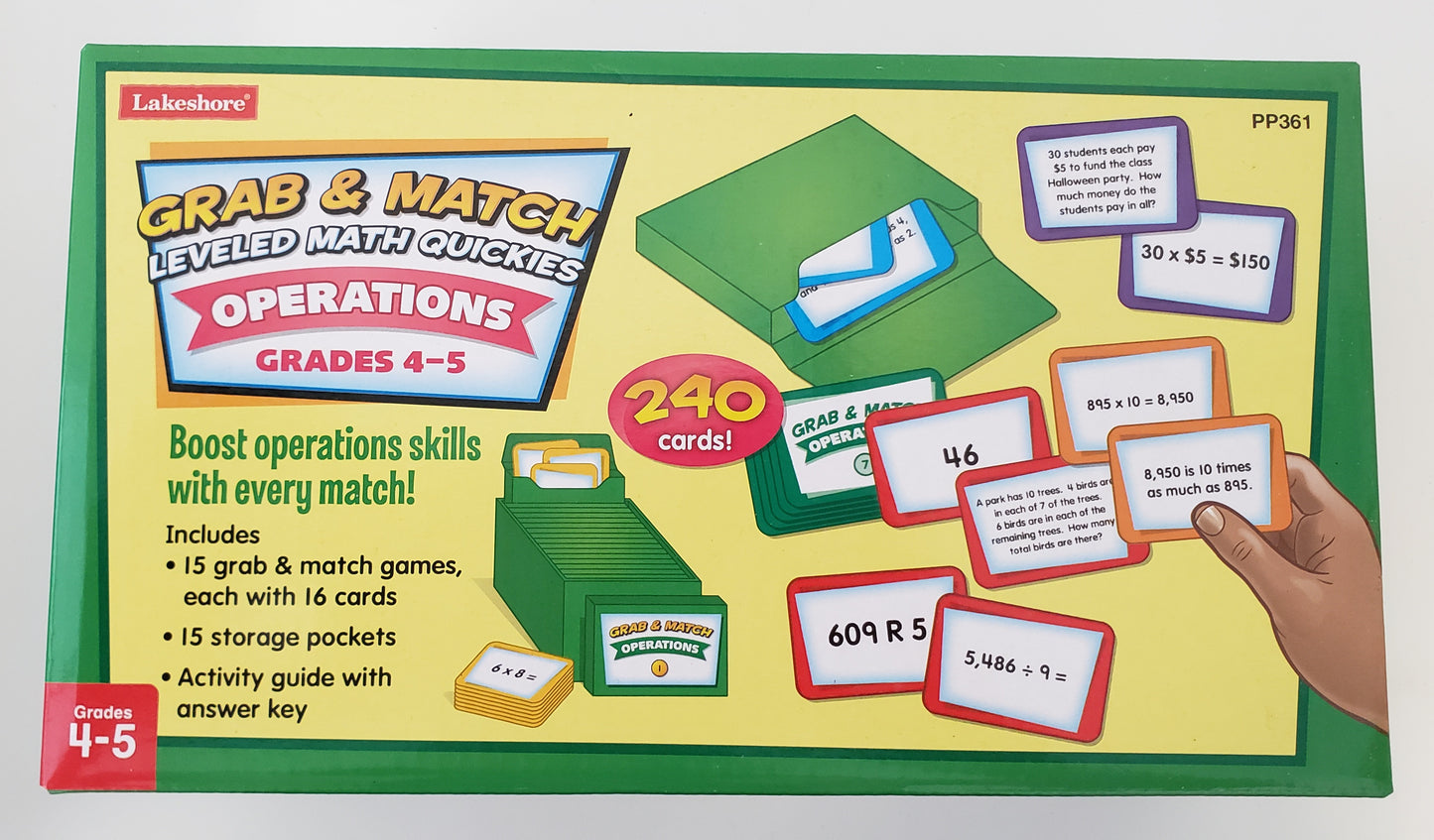 Grab & Match Leveled Math Quickies: Operations