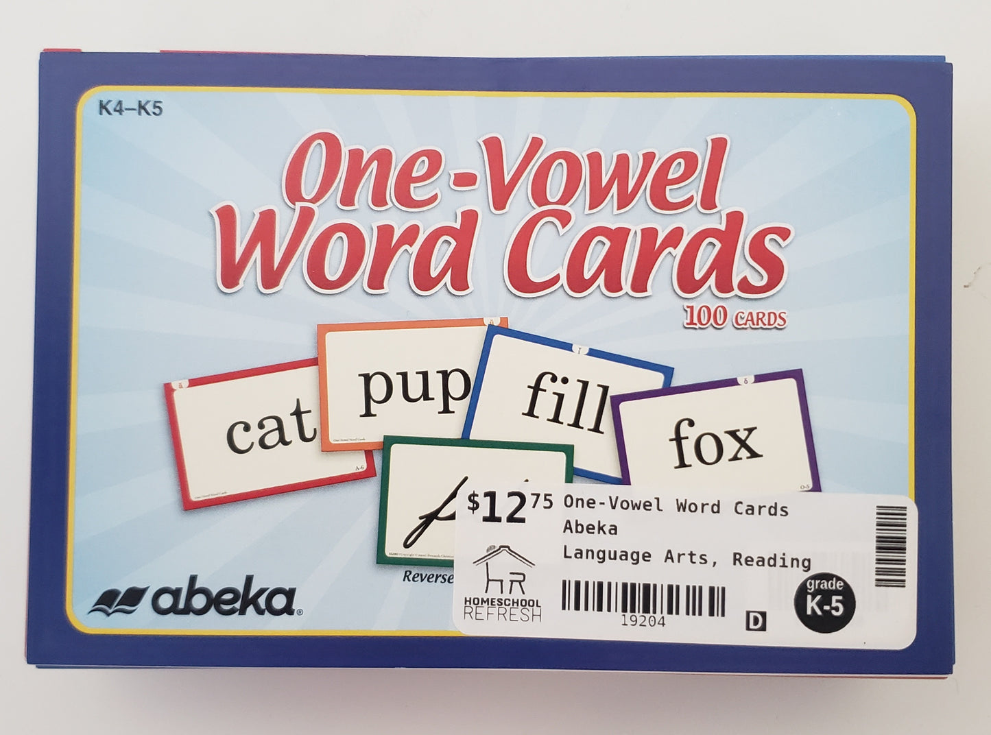 One-Vowel Word Cards