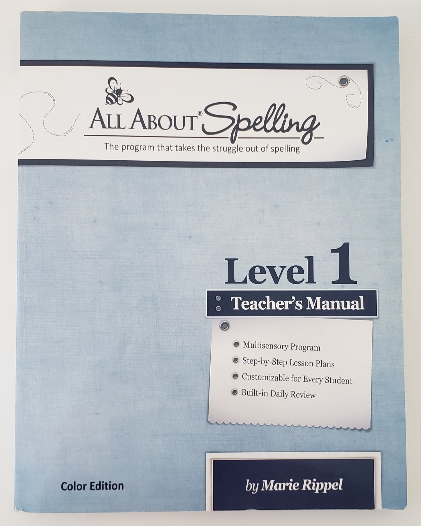 All About Spelling Level 1 Teacher's Manual