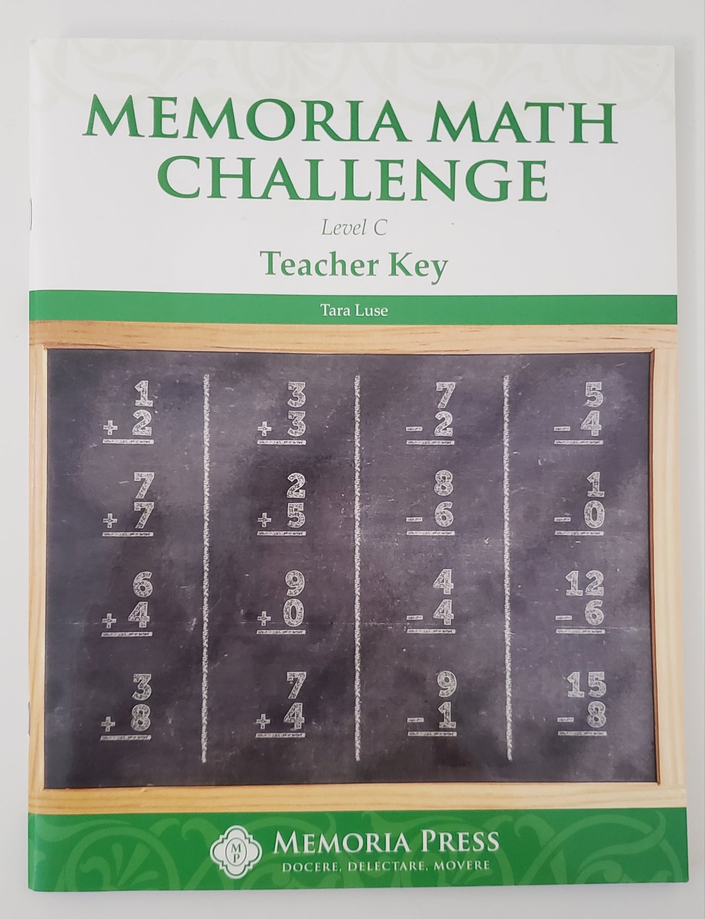 Memoria Math Challenge Level C Teacher Key