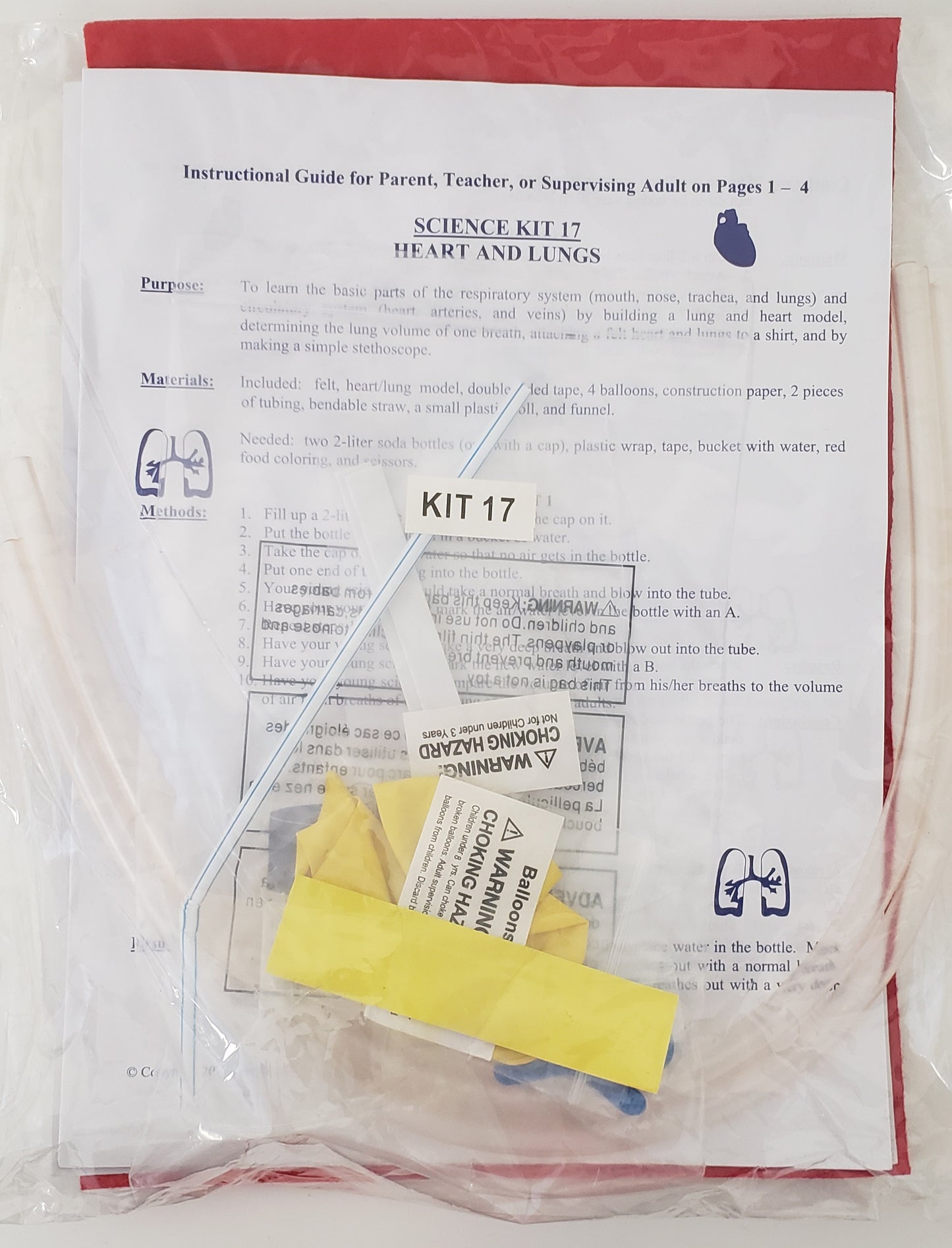 Science Kit 17: Heart & Lungs