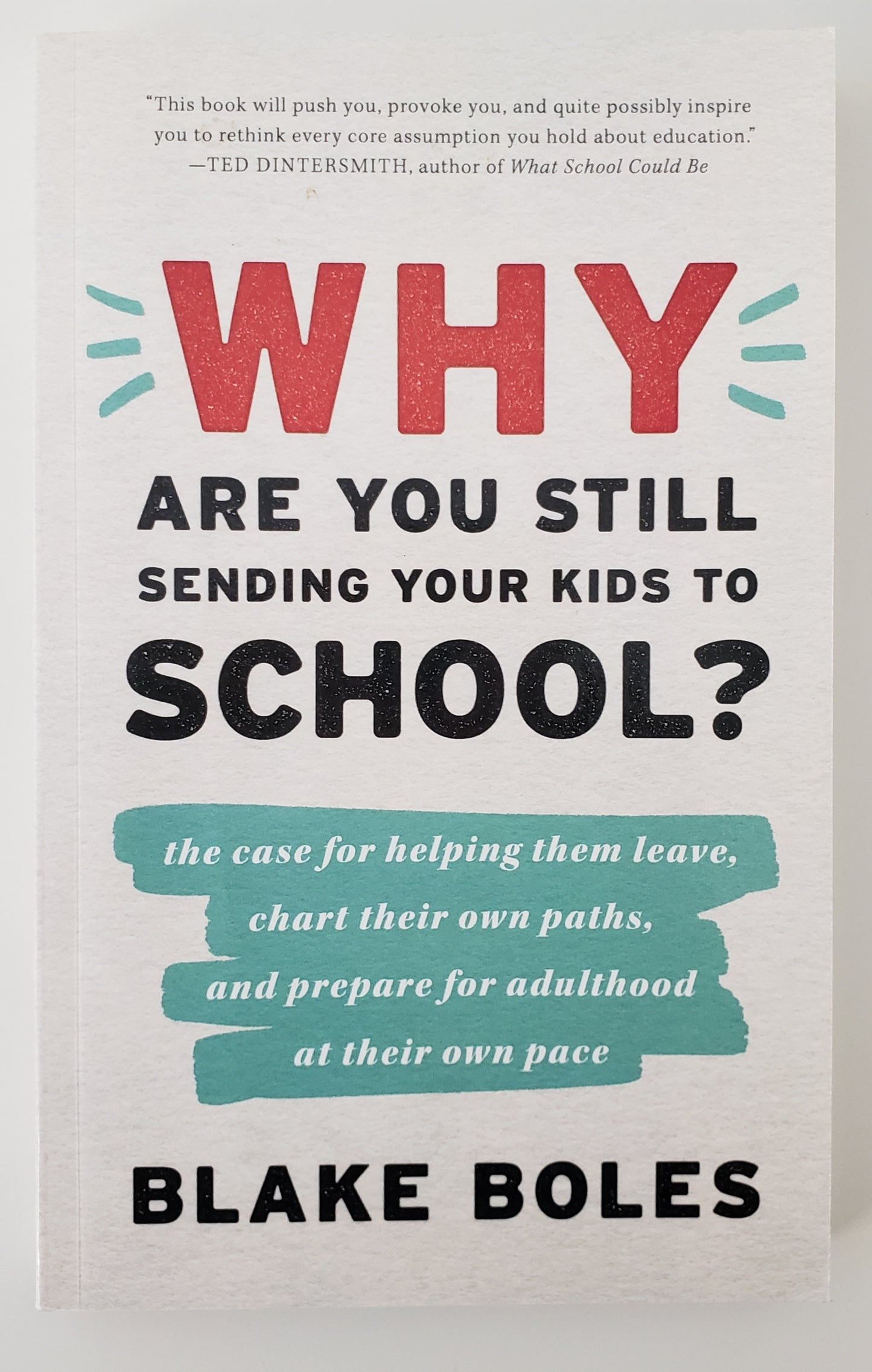Why Are You Still Sending Your Kids to School?