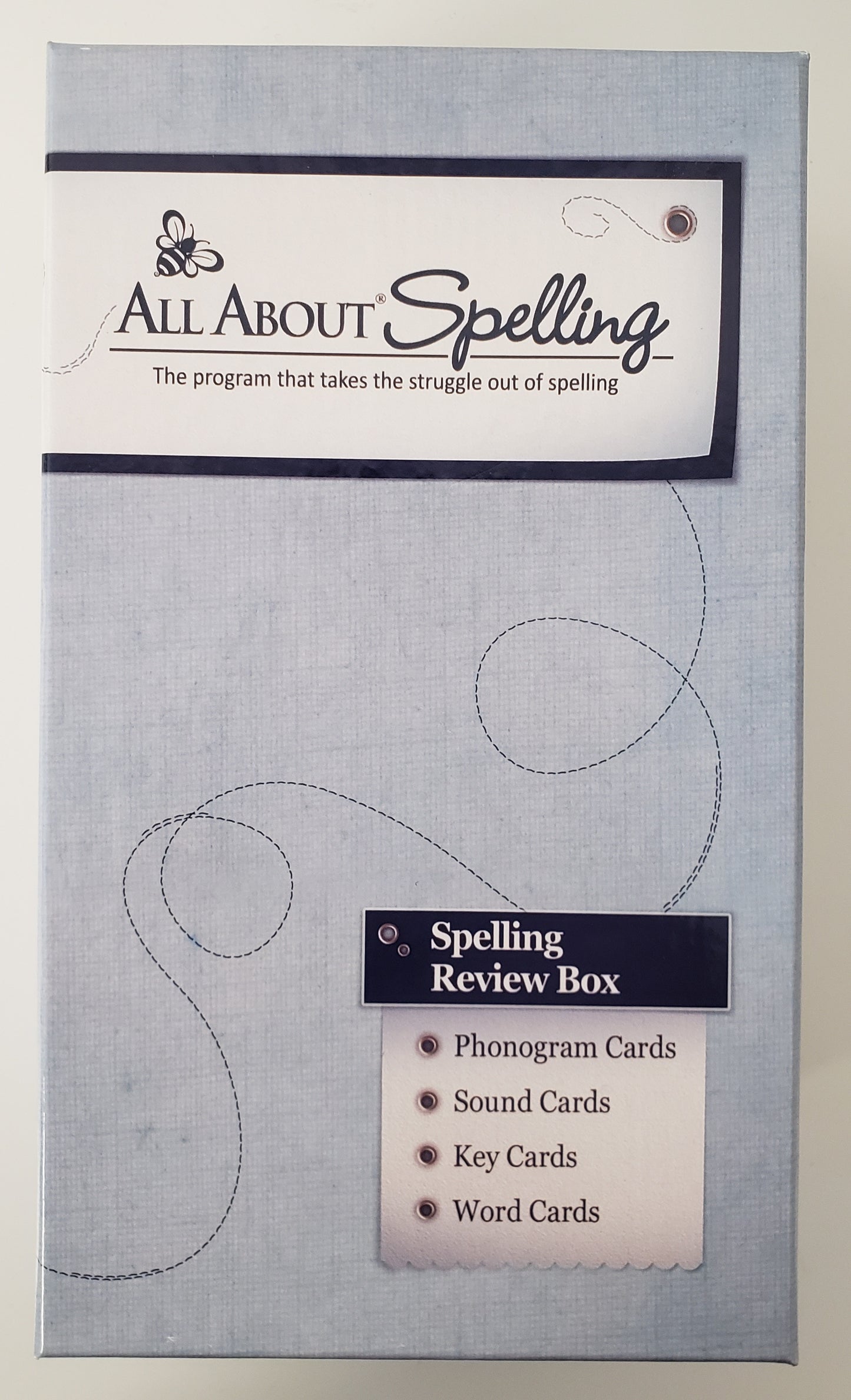 All About Spelling Spelling Review Box with Level 1 Cards