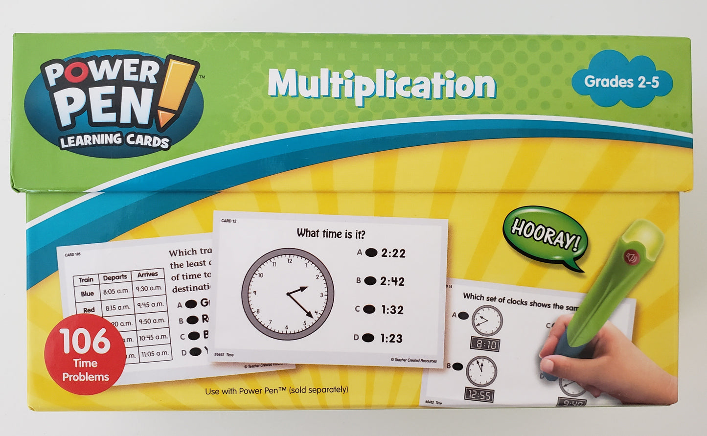 Power Pen Learning Cards: Multiplication