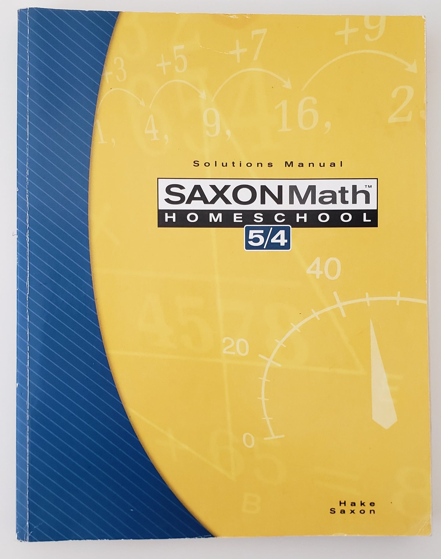 Saxon Math Homeschool 5/4 Solutions Manual
