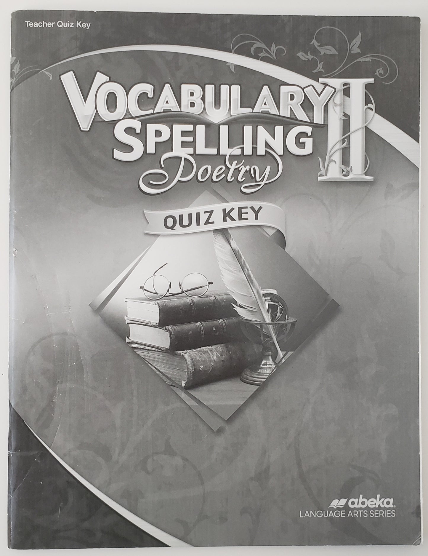 Vocabulary Spelling Poetry II Quiz Key