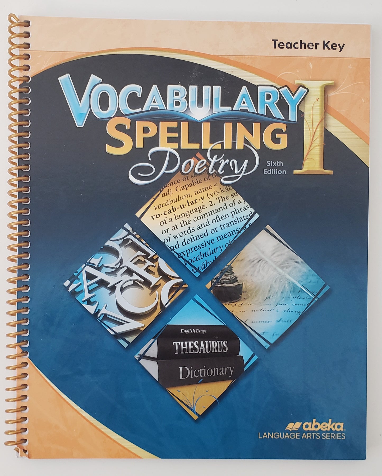 Vocabulary Spelling Poetry I Teacher Key