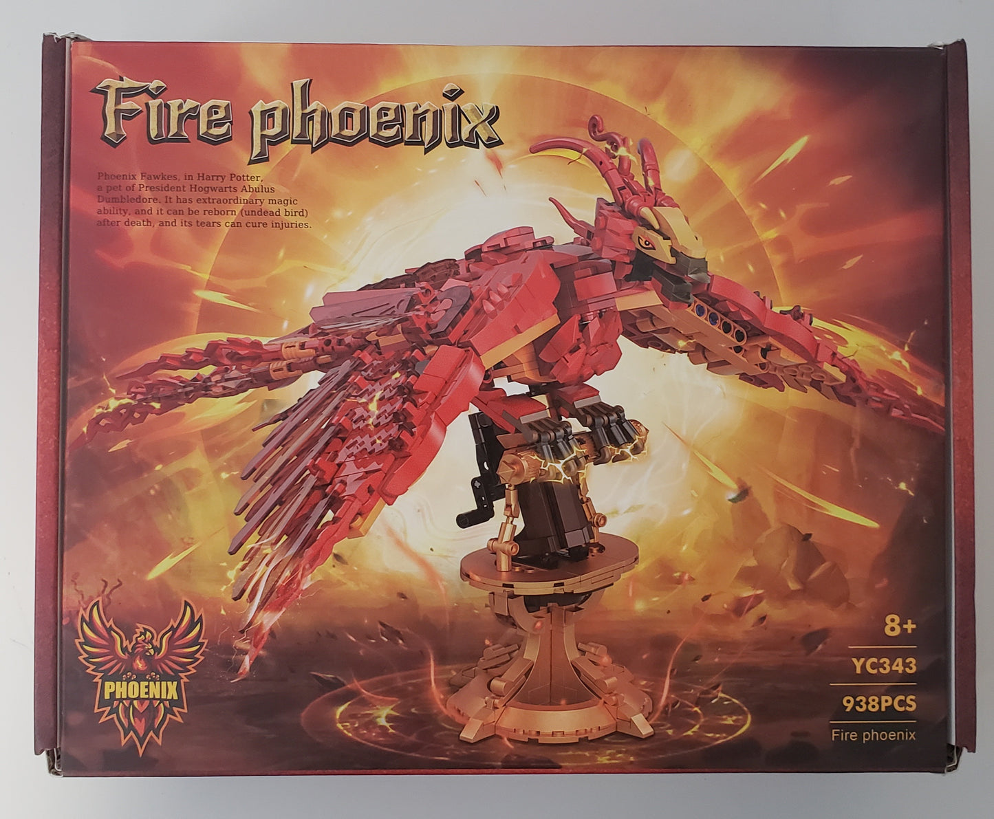 Fire Phoenix Building Block Set