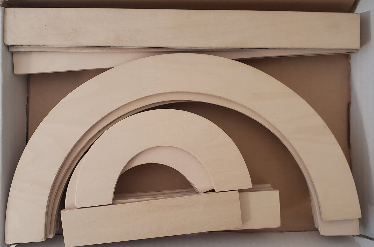 Wood Pieces Set for Capital Letters