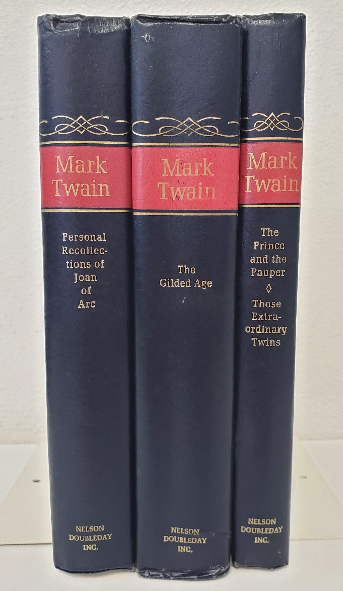 Set of 3 Mark Twain Novels