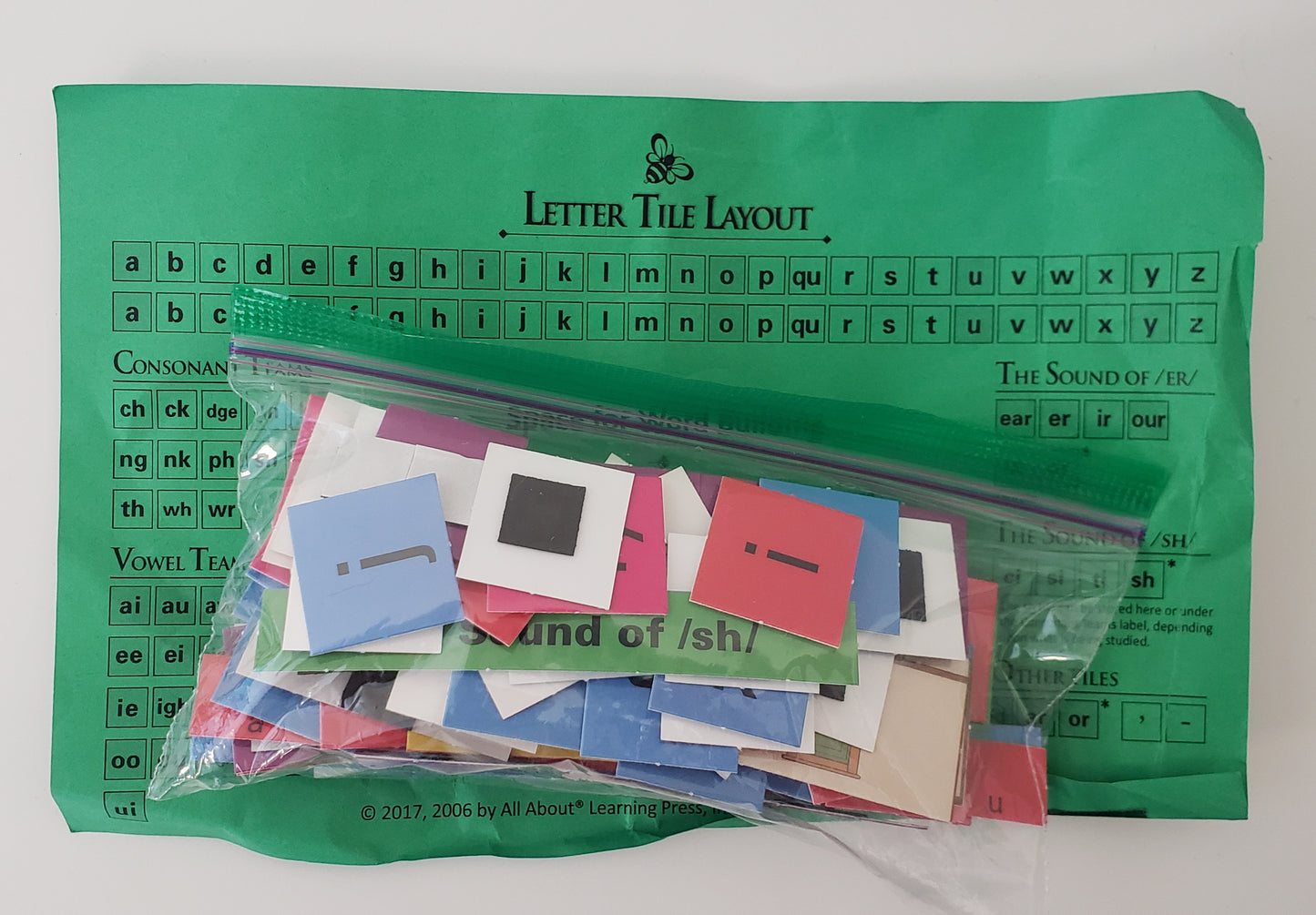 Color-Coded Letter Tiles
