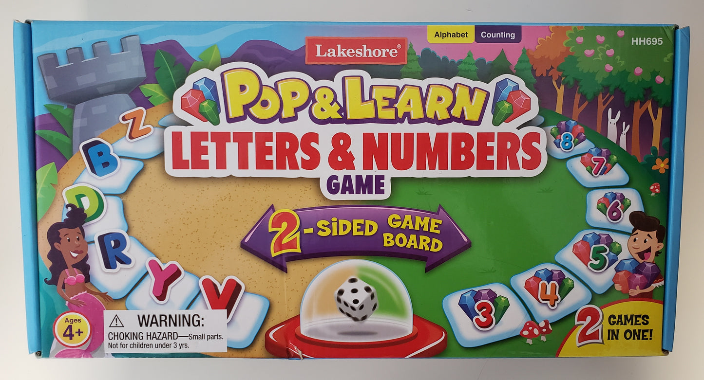 Pop & Learn Letters & Numbers Game