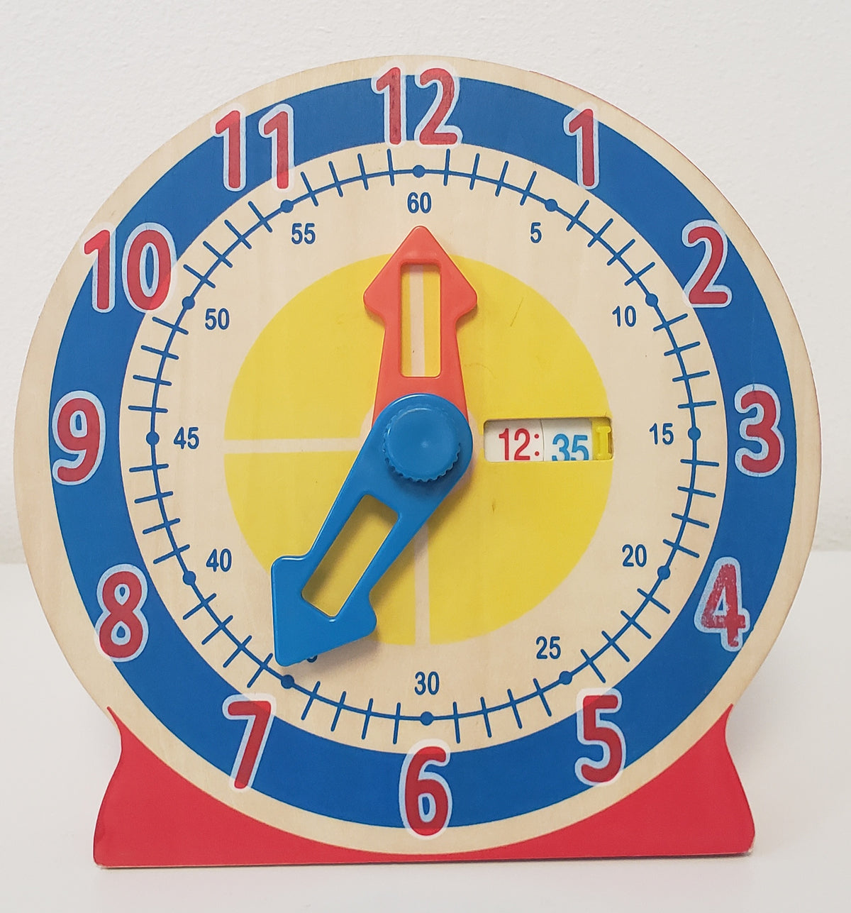 Melissa & Doug Turn & Tell Wooden Clock