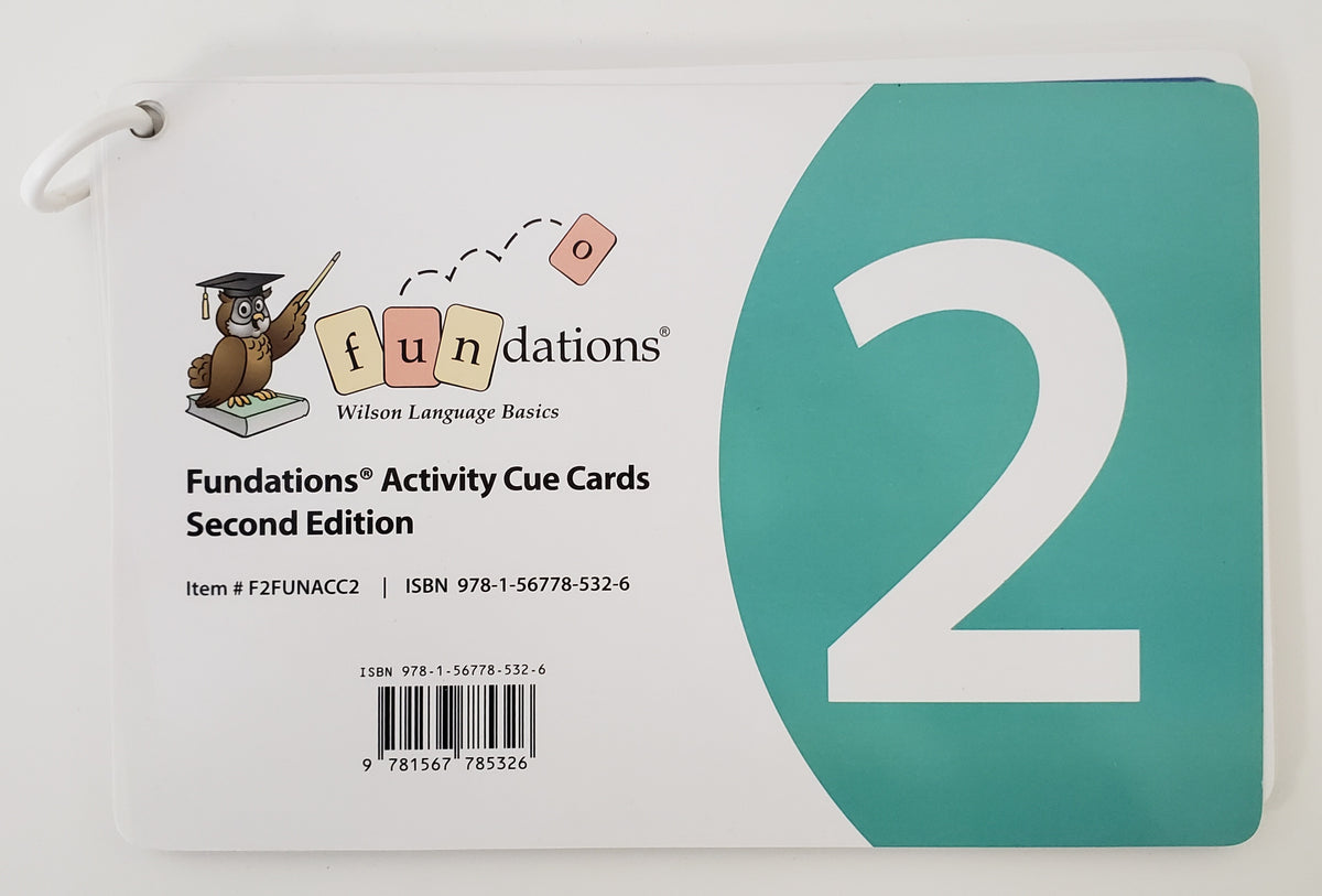 Fundations Activity Cue Cards 2 Second Edition