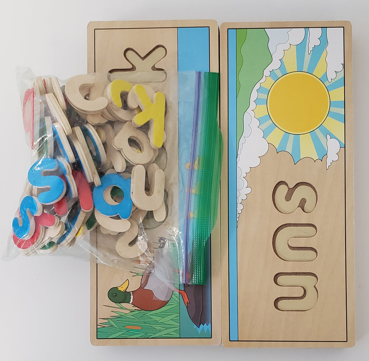 See & Spell Wood Puzzles