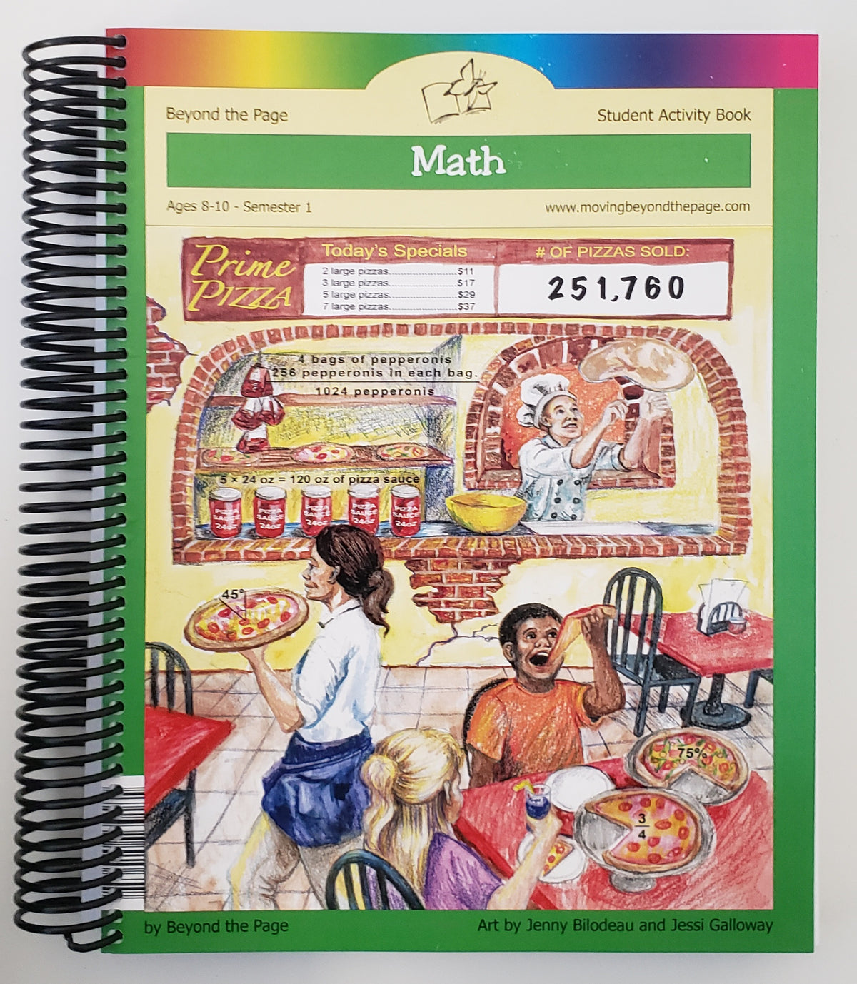 Moving Beyond the Page Math Ages 8-10 Semester 1 Student Activity Book