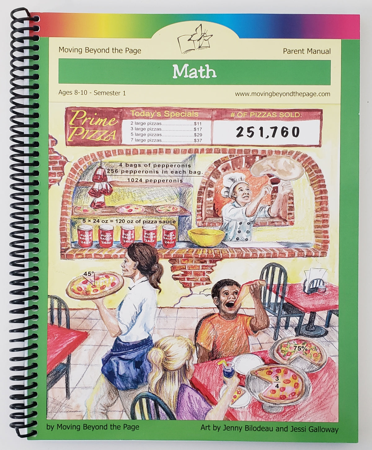 Moving Beyond the Page Math Ages 8-10 Semester 1 Parent Manual