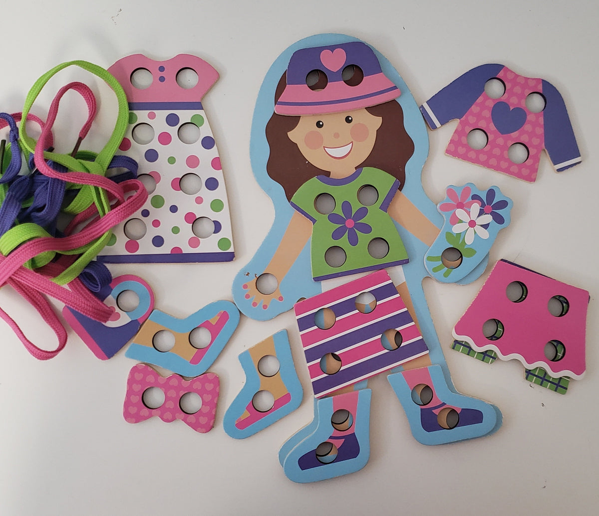 Melissa & Doug My First Lacing Doll Set