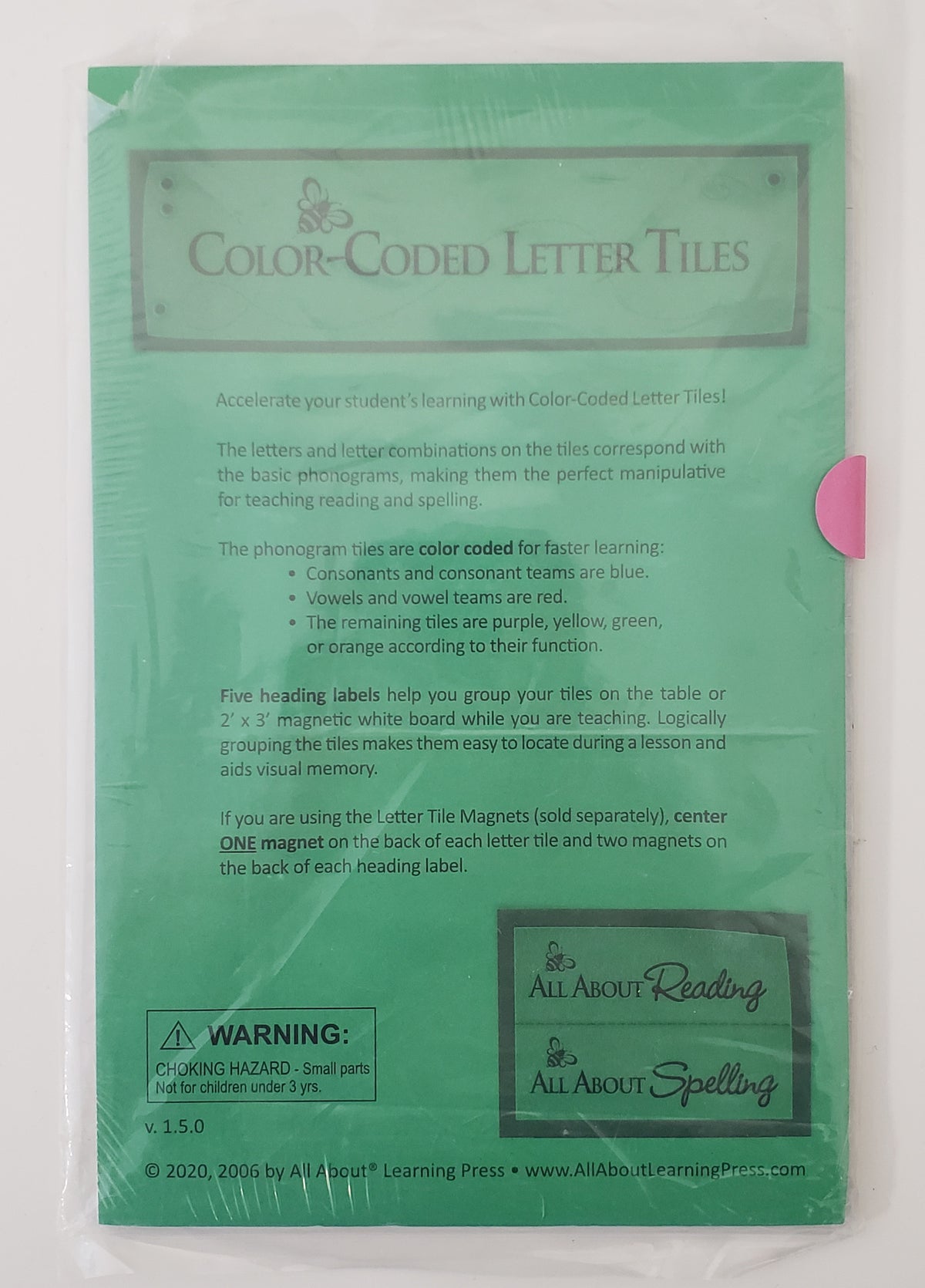 Color-Coded Letter Tiles