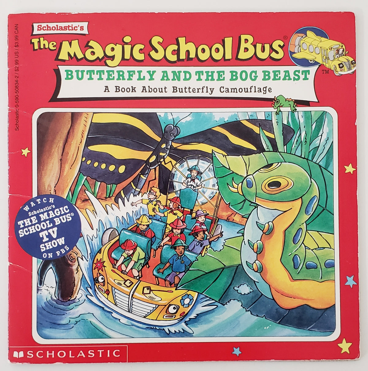 The Magic School Bus Butterfly and the Bog Beast A Book about Butterfly Camouflage