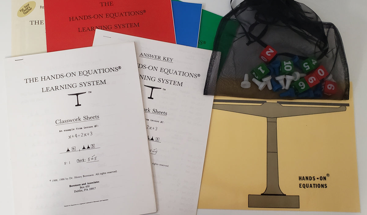The Hands-On Equations Learning System