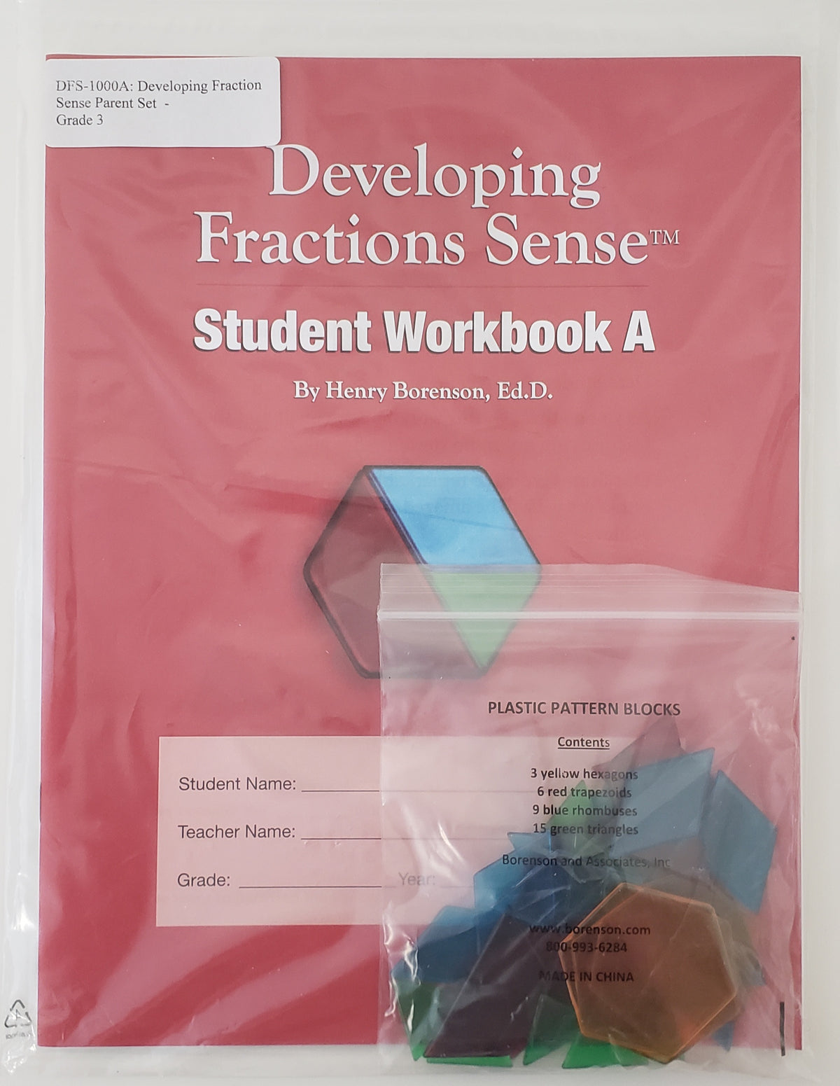Developing Fractions Sense A: Teacher Set 3rd Grade