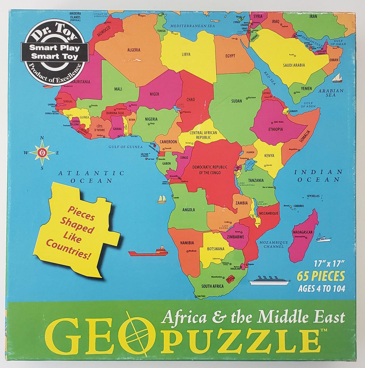 Africa & the Middle East GeoPuzzle