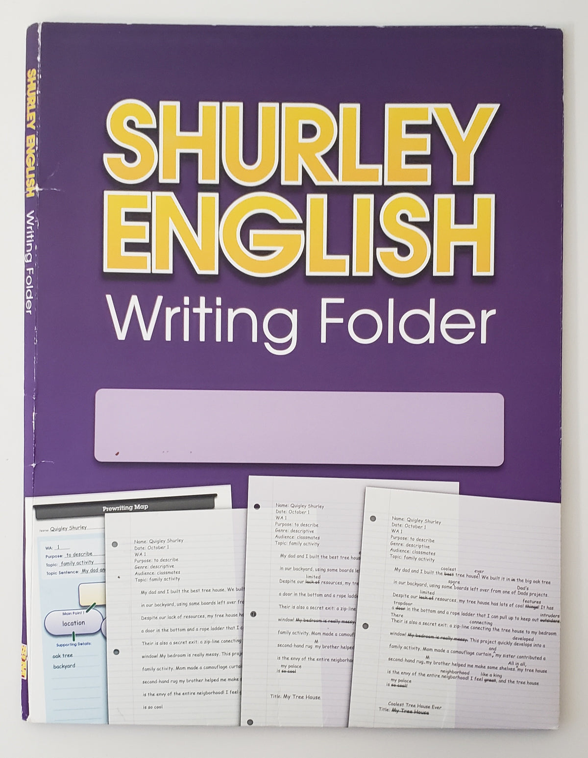 Shurley English Writing Folder