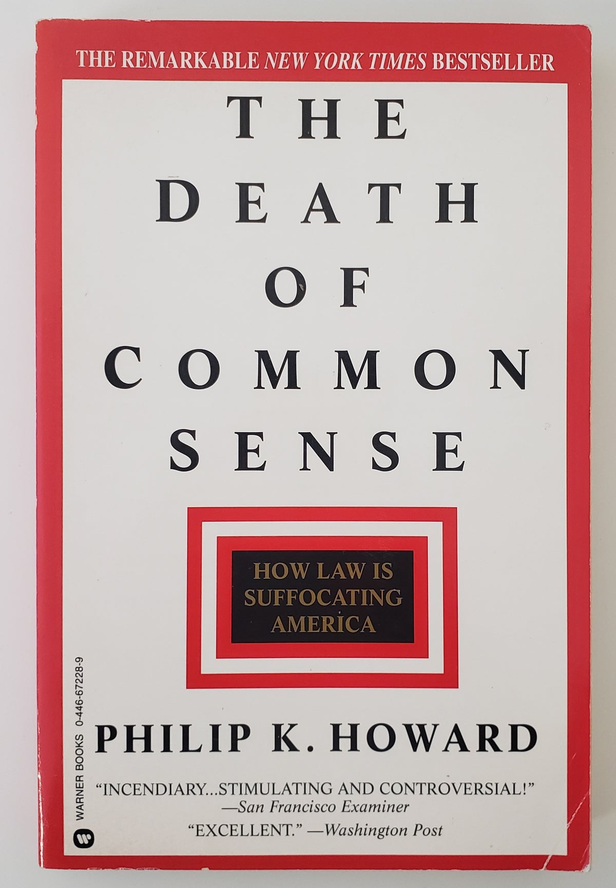 The death of common sense: how law is suffocating America