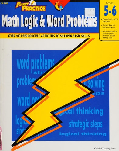 Creative Teaching Math Logic & Word Problems Activity Workbook